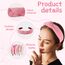Kotkiddy 7 Stück Haarreifen Set Damen, verschiedene Modelle, Perlen Stirnbänder, Stirnbänd Kunststoff Haarreif Stirnbänder Haarband für Mädchen Damen (Rosa)