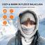 Shy Velvet Plüsch Sturmhaube Mütze Winter Thermo Skimaske Wolle Balaclava für Radfahren, Snowboarden, Skifahren, Motorradfahren Winddicht Gesichtshaube für Herren/Damen