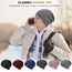 HAMUNI Mütze Damen - Atmungsaktiv Strickmütze Herren - Slouch Beanie Mütze mit Weichem Fleece Innenfutter - Unisex Wintermütze - Klassische Herren Damen Mütze für Herbst Winter Frühjahr (Hellgrau)