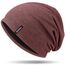 HASAGEI Mütze Herren Damen, Slouch Beanie Mütze Damen, Übergangszeit Weiche Leicht Modische Jersey Beanie, Unisex Warm Winter Mütze Ideal für Frühling Herbst und Winter (Weinrot)