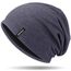 HASAGEI Mütze Herren Damen, Slouch Beanie Mütze Damen, Übergangszeit Weiche Leicht Modische Jersey Beanie, Unisex Warm Winter Mütze Ideal für Frühling Herbst und Winter (Blau)