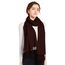 ELF KUCKUCK Schal Damen Winter Baumwolle Winterschal Pashmina, Dunkel Kaffee