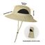 Wmcaps Sonnenhut Herren UV Schutz, Breite Krempe Wanderhut Damen Outdoor, Faltbar Safari Sonnenschutz Hut（Khaki）
