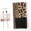 KRUIHAN Leopardenmuster Damen Schal Winterschal - Pashmina Seidenschal,Umhangtuch Weich,Elegant Lange Hochzeit Party Zubehör,Geschenke für Frauen (Stil A-Braun)