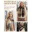 heekpek Damen Kariert Oversized Kaschmir Schal Lange Winterschal Weich Wraps Groß Karo Fransen Schal Warm Schal für Herbst Winter, Khaki und Beige