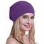 osvyo Baumwolle Chemo Hüte Soft Caps Krebs Kopfbedeckungen für Frauen Haarausfall versiegelt Verpackung PURPEL