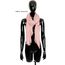 Van Der Rich ® - Schal mit fein gekreppter Oberfläche für Damen und Herren (10-Nude, One Size)