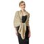 vimate Glitter Abend Schal Wrap, Soft Gold Pashmina Brautkleid Schals und Wraps für Frauen Brautkleider (DE-Gold)