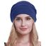 osvyo Baumwolle Chemo Hüte Soft Caps Krebs Kopfbedeckungen für Frauen Haarausfall versiegelt Verpackung,Star Command BLAU