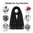 Arctic Penguin Pashmina Schal Kaschmir Stolen Damen Schultertuch für Frauen Hochzeit Kaschmirschal Herren Umschlagtuch Winter/ (Schwarz)