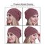 osvyo Baumwolle Chemo Hüte Soft Caps Krebs Kopfbedeckungen für Frauen Haarausfall versiegelt Verpackung SANDBRAUN