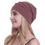 osvyo Baumwolle Chemo Hüte Soft Caps Krebs Kopfbedeckungen für Frauen Haarausfall versiegelt Verpackung SANDBRAUN