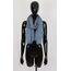 Van Der Rich ® - Schal mit fein gekreppter Oberfläche für Damen und Herren (60-Grau, One Size)