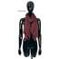 Van Der Rich ® - Schal mit fein gekreppter Oberfläche für Damen und Herren (51-Bordeaux, One Size)