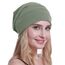 osvyo Baumwolle Chemo Hüte Soft Caps Krebs Kopfbedeckungen für Frauen Haarausfall versiegelt Verpackung HELLOLIVGRAU
