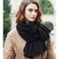 RIIQIICHY Damen Schal Winter Schwarz Pashmina Stola Festlich Herbst xxl schals Tücher für Abendkleider Frauen Hochzeit schultertuch Frühling