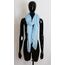 Van Der Rich ® - Schal mit fein gekreppter Oberfläche für Damen und Herren (26-Hellblau, One Size)