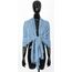 Van Der Rich ® - Schal mit fein gekreppter Oberfläche für Damen und Herren (79-Denim, One Size)