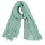 Van Der Rich ® - Schal mit fein gekreppter Oberfläche für Damen und Herren (83-Pastell Türkis, One Size)