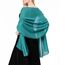 Ladiery Sheer Chiffon Tücher und Wraps für Abendkleider, Damen leichter weicher Schal für Hochzeit Braut Schultertuch