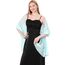 Ladiery Sheer Chiffon Tücher und Wraps für Abendkleider, Damen leichter weicher Schal für Hochzeit Braut Schultertuch