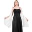 Ladiery Sheer Chiffon Tücher und Wraps für Abendkleider, Damen leichter weicher Schal für Hochzeit Braut Schultertuch