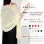 Ladiery Sheer Chiffon Tücher und Wraps für Abendkleider, Damen leichter weicher Schal für Hochzeit Braut Schultertuch