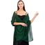 Ladiery Sheer Chiffon Tücher und Wraps für Abendkleider, Damen leichter weicher Schal für Hochzeit Braut Schultertuch