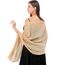 Ladiery Sheer Chiffon Tücher und Wraps für Abendkleider, Damen leichter weicher Schal für Hochzeit Braut Schultertuch