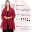 Ladiery Sheer Chiffon Tücher und Wraps für Abendkleider, Damen leichter weicher Schal für Hochzeit Braut Schultertuch