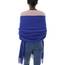 Schal Blau Stola Festlich Fur Abendkleid Pashmina Schals Tücher für Damen Winter