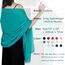 Ladiery Sheer Chiffon Tücher und Wraps für Abendkleider, Damen leichter weicher Schal für Hochzeit Braut Schultertuch