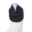Majea Damen Loop Schal Cary – Eleganter Schlauchschal unifarben – 170x75cm weicher Rundschal für Business & Alltag (navy)