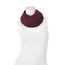 Majea Damen Loop Schal Cary – Eleganter Schlauchschal unifarben – 170x75cm weicher Rundschal für Business & Alltag (weinrot)
