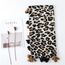 KRUIHAN Frauen Weichen Langen Hals Schal - Damenmode Leopard Tiermuster Cape,Abendgesellschaft Stilvolle Accessoires mit Quaste(Stil B-Beige)