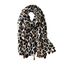KRUIHAN Frauen Weichen Langen Hals Schal - Damenmode Leopard Tiermuster Cape,Abendgesellschaft Stilvolle Accessoires mit Quaste(Stil B-Beige)