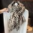 KRUIHAN Zebra Animal Print Schals & Tücher für Damen Stola Damen Festlich Leichtes Herbst Winter Halstuch Schultertuch Kopftuch Geschenke für Frauen,Stil C-Beige Stola