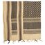 MFH PLO Halstuch mit Fransen Shemagh (Sand/Schwarz/115x110 cm)