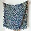 KRUIHAN Frauen Weichen Langen Hals Schal - Damenmode Leopard Tiermuster Cape,Abendgesellschaft Stilvolle Accessoires mit Quaste(Stil B-Blau)