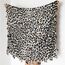 KRUIHAN Frauen Weichen Langen Hals Schal - Damenmode Leopard Tiermuster Cape,Abendgesellschaft Stilvolle Accessoires mit Quaste(Stil B-Beige)