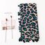 KRUIHAN Frauen Weichen Langen Hals Schal - Damenmode Leopard Tiermuster Cape,Abendgesellschaft Stilvolle Accessoires mit Quaste(Stil B-Blau)