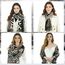 KRUIHAN Schal Leopardenmuster Damen,Imitation Kaschmir Schal Damen,Damenschal Winter Kuschelig,Khaki Schultertuch Frauen Warm,Perfekt für Weihnachten,Geburtstage & Jahrestag,Geschenke für Frauen