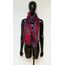 Van Der Rich ® - Tücher Schal Dessin Blumen Größe: 180cm*80cm - Damen (23-Rot, TU)