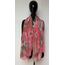 Van Der Rich ® - Tücher Schal Dessin Blumen Größe: 180cm*80cm - Damen (14-Rosa, TU)