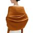 MaaMgic Winterschal Damen Schal aus Baumwolle Einfarbig, Weicher Winter Schal mit Fransen, Klassische Frauen Schals, Cognac