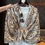 KRUIHAN Zebra Animal Print Schals & Tücher für Damen Stola Damen Festlich Leichtes Herbst Winter Halstuch Schultertuch Kopftuch Geschenke für Frauen,Stil C-Beige Stola