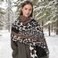 KRUIHAN Schal Leopardenmuster Damen,Imitation Kaschmir Schal Damen,Damenschal Winter Kuschelig,Khaki Schultertuch Frauen Warm,Perfekt für Weihnachten,Geburtstage & Jahrestag,Geschenke für Frauen