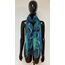 Van Der Rich ® - Tücher Schal Dessin Blumen Größe: 180cm*80cm - Damen (20-Royalblau, TU)