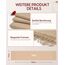 MaaMgic Schal Damen Warm Winter Herbst unifarben Baumwolle mit quasten/fransen, 20+ Farben Einfarbig & Kariert Pashmina Stola Schals MEHRWEG,Beige Hellcamel