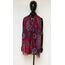 Van Der Rich ® - Tücher Schal Dessin Blumen Größe: 180cm*80cm - Damen (23-Rot, TU)